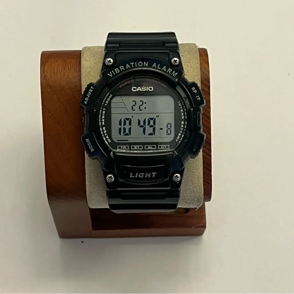 Casio W736H-1AV, Illuminator Watch,100‎ Meter WR,Vibration Alarm